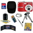 Samsung S760 Red Digital Camera with Free Bonus Kit Included