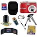 Samsung S760 Red Digital Camera with Free Bonus Kit Included
