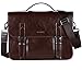 Banuce Vintage Pu Leather Tote Briefcase Shoulder Messenger Bag