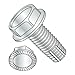 1/4-20 x 1 1/2" Type F Thread Cutting Screws/Unslotted/Hex Washer Head/Steel/Zinc/Serrated/Serrations Under Head (Carton: 1,500 pcs)
