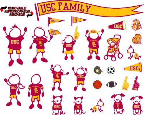NCAA USC Trojans Decal Family