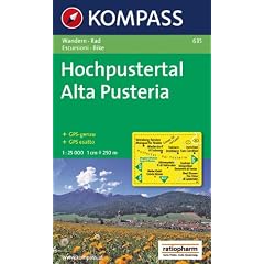 Hochpustertal - Alta Pusteria 1 : 25 000: Wander- und Radkarte. GPS-geeignet