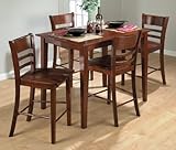 IMAGE OF Jofran Bailey Collection - Fixed Top Counter Height Table Dining Room Set