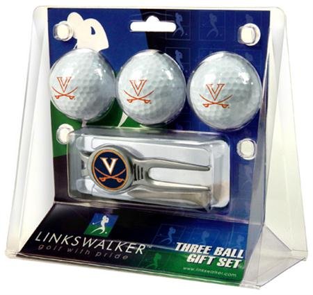 Virginia Cavaliers Uva Ncaa Kool Tool 3 Golf Ball Gift Packs