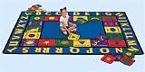 Bilingual Rectangle Carpet (5'10 x 8'4)