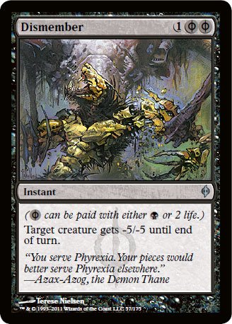 Magic: the Gathering - Dismember - New Phyrexia On Sale