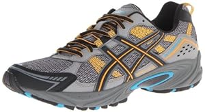 ASICS Men's Gel Venture 4 Trail Running Shoe,Carbon/Marigold/Black,10 M US