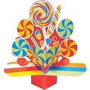 Creative Converting Sugar Buzz Dimensional Pop-Out Style Candy Centerpiece