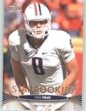 2012&Acirc;&nbsp; Upper Deck Football Card # 125 Nick Foles SR RC - Arizona Wildcats (Philadelphia Eagles (Star Rookies / RC Rookie Card)(ENCASED NFL Trading Card)