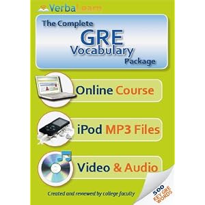 The Complete GRE Vocabulary Package: 500 Key Words, Online Course, iPod MP3′s, Audio & Video (CD-ROM)