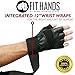 #1 BEST Weight Lifting Gloves with Grip & Wrist Wrap. 100% GUARANTEED - Support Powerlifting, Weightlifting, Gym Workout, Crossfit, Cross Training! Special Padding to Avoid Calluses! For Men & Women