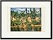 Black Framed/Matted Print 17x23, Le Chateau de Medan