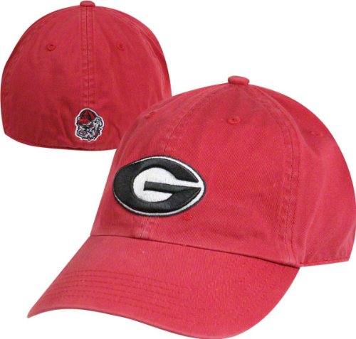 Twins Enterprise Georgia Bulldogs Red Franchise Fitted Hat -- (X-Large)