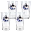 Vancouver Canucks NHL 4pc Pint Ale Glass Set by Great American Products