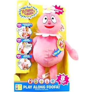 Yo Gabba Gabba! Play Along Plush - Foofa by SpinMaster