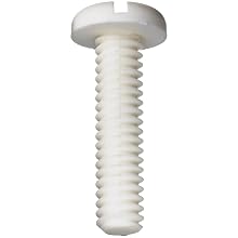 Ceramic Machine Screw, Pan Head, Slotted Drive