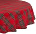 DII Farmhouse Christmas Plaid Dining Table & Kitchen Décor, Holiday Tablecloth, 70