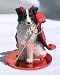 BORDER COLLIE DOG TINY Devil Figurine RESIN DTD62