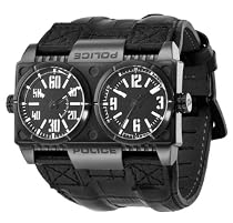 Police - P12899XSB-02 - Montre Homme - Quartz Analogique - Bracelet Cuir Noir