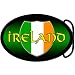 Oval Ireland Shield Belt Buckle