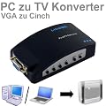 Ligawo � Pc TV Konverter - VGA Pc Laptop Netbook Notebook ganz einfach mit dem Tv oder Beamer verbinden
