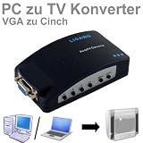 Ligawo � Pc TV Konverter - VGA Pc Laptop Netbook Notebook ganz einfach mit dem Tv oder Beamer verbindenvon "Ligawo �"