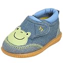 [サンベビーオオシマヤ] サンベビー カエルちゃん笛入りシューズ 13㎝ ブルー K-75-13-BL (ブルー/13)