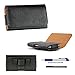 Classic Leather Design Horizontal Belt Clip Magnetic Closing Flap Side Holster Pouch Case for iPhone 6 (4.7 inch) + A Bonus 4