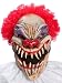 New Adult Scary Haunted House Clown 3/4 Mask Accessory Adult Standard