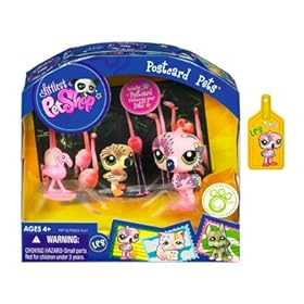  Littlest Pet Shop Series 5 Postcard Pets Flamingo