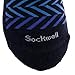 Sockwell Women's Chevron Moderate Graduated Compression Sock, Navy - S/M