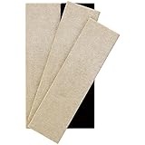 UPC 074523070376 product image for Waxman 4703795N 2-1/2-Inch by 9-Inch Reusable Rectangular Felt Sliders, Oatmeal | upcitemdb.com