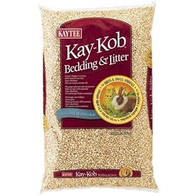 Kaytee Kay-Kob Bedding and Litter Natural Corn Cob Material for Birds and Critters (180 cu. Inches) by 