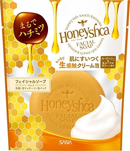 Honey Shca Facial Soap Honey Essence 100g (Harajuku Culture Pack)