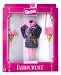 Barbie Fashion Avenue Internationale ~ Pink/Turquoise checkered Suite w/Accessories