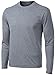 DRI-Equip Long Sleeve Moisture Wicking Athletic Shirt-Large-VintageHeather