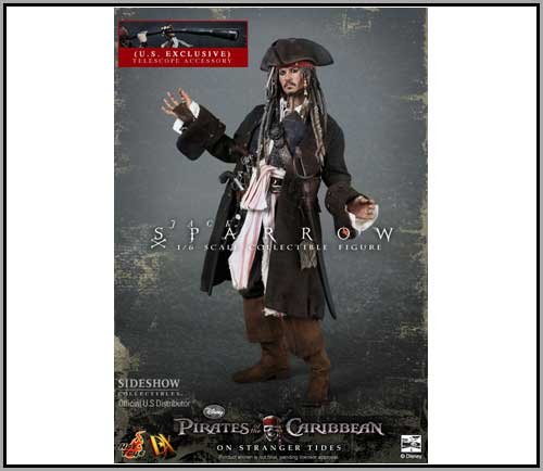Hot Toys Pirates of the Caribbean Captain Jack Sparrow DX06 12