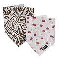 Bazzle Baby Banda Bib Set- Wild Cherry