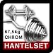 Curl-Hantel-Set 67,5 kg*Chrom