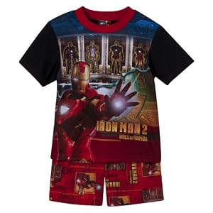 Buy Boys' 2-pc. Iron Man PJ Set - Red by Licensed