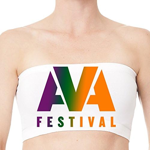 XJBD Funny AA Festival Unique Strapless Tube Top White