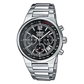 Casio - EF-500D-1AVEF - Montre Homme - Quartz analogique - Chronographe - Bracelet acier