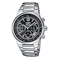 CASIO EF-500D-1AVEF Edifice - Reloj de caballero de cuarzo, correa de acero inoxidable color plata