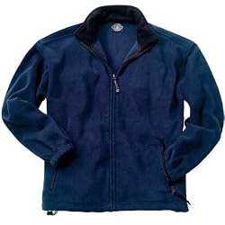 Men's Voyager Fleece Jacket, Navy/Black