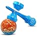 Full Orange & Blue Marble Kendama And Extra String