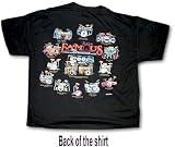 FAMOUS DRUMS Black T Shirt, xl