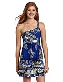 My Michelle Juniors Print One Shoulder Dress