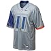 Nike Boise State Broncos #11 Twill Pro Combat Rivalry Football Jersey - Silver
