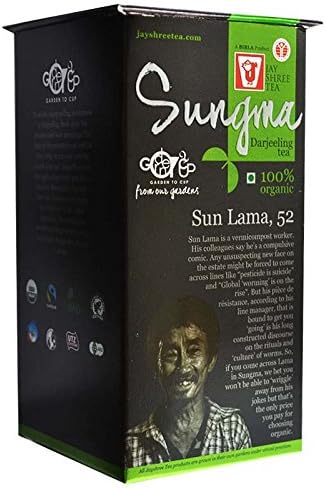 Jay Shree Tea Darjeeling Whole Leaf, Organic, Bright Black Tea from Sungma Estate - 100 Gm
