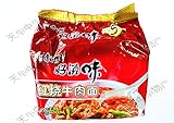 中華インスタントラーメン　焼き牛肉入り 95g×5セット 　（康師傅紅焼牛肉麺）